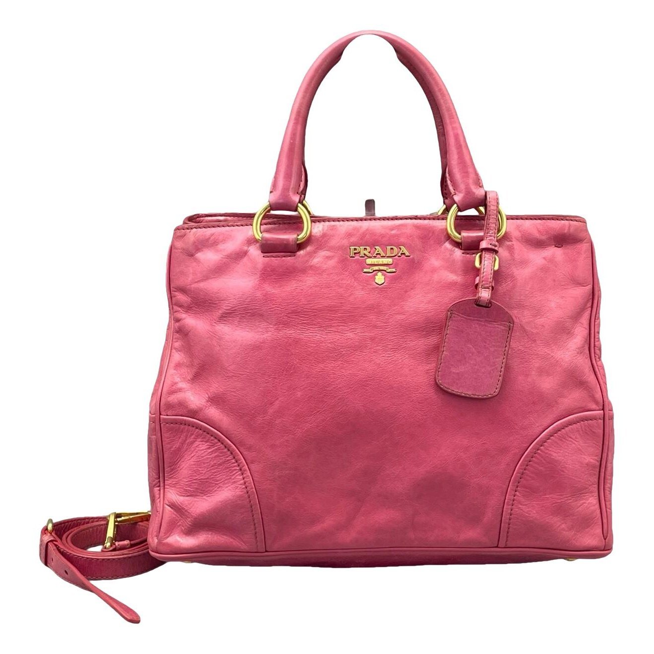 Leather handbag