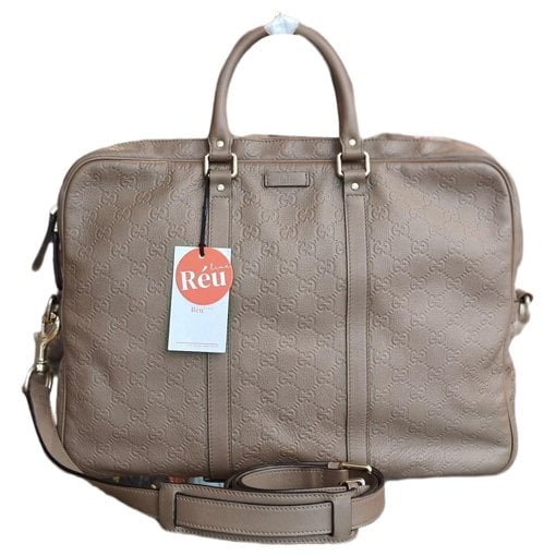 Leather handbag