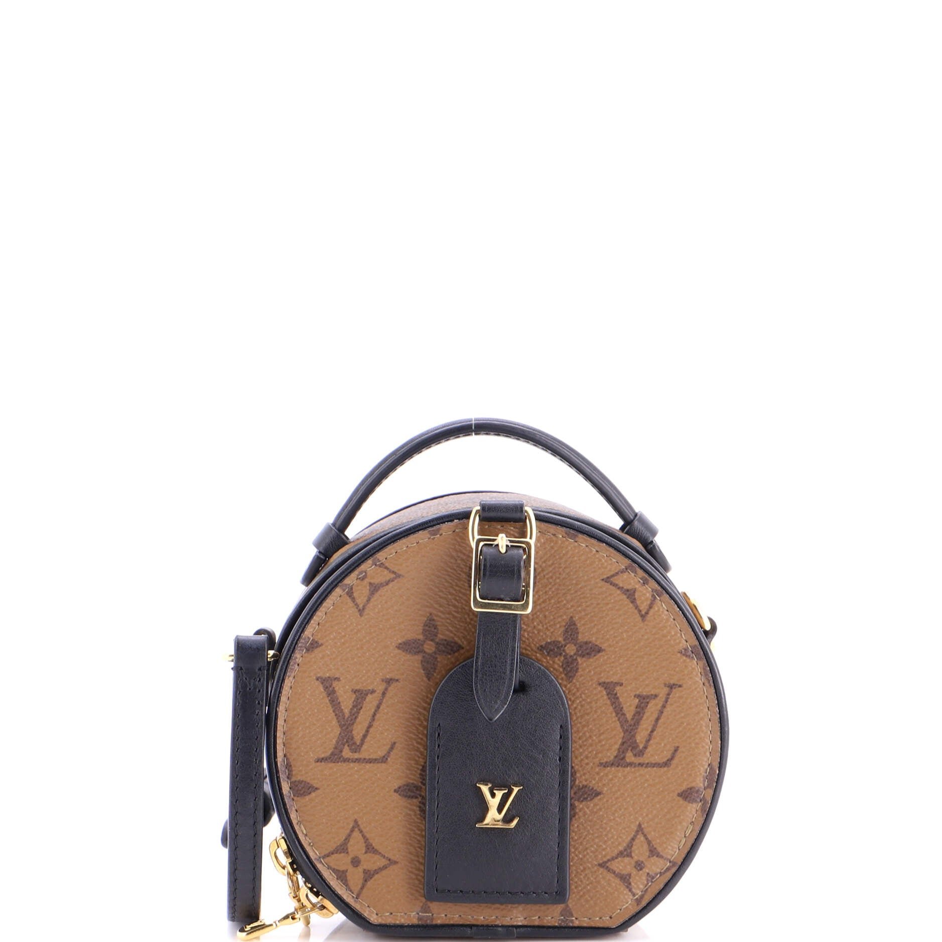 Mini Boite Chapeau Bag Reverse Monogram Canvas