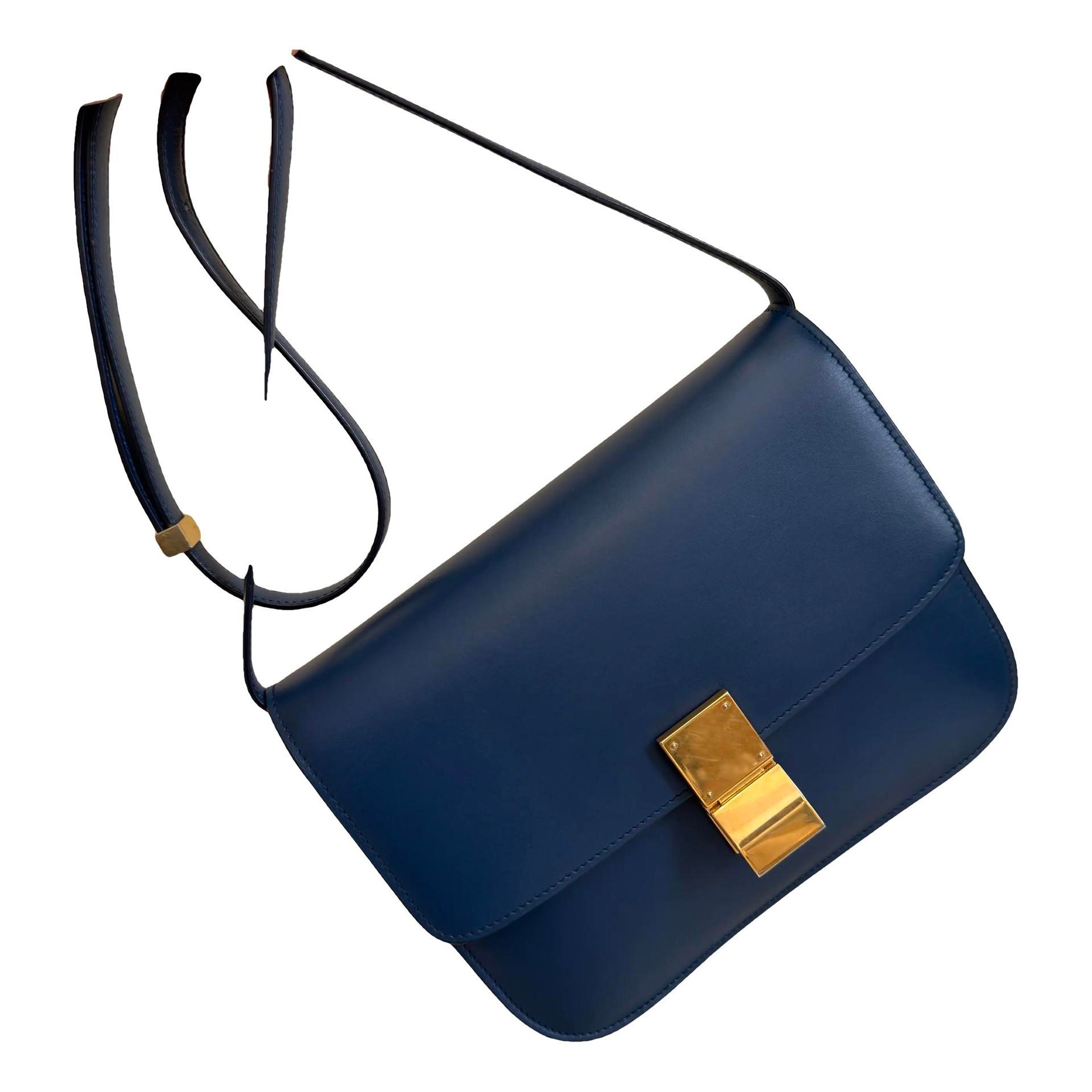 Classic leather crossbody bag