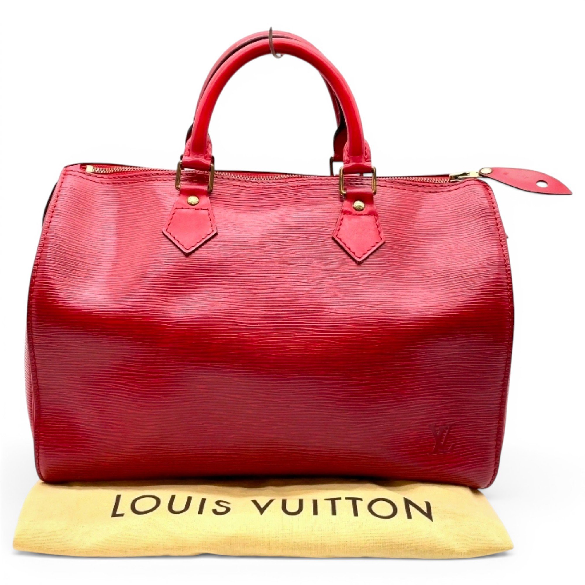 Speedy leather handbag