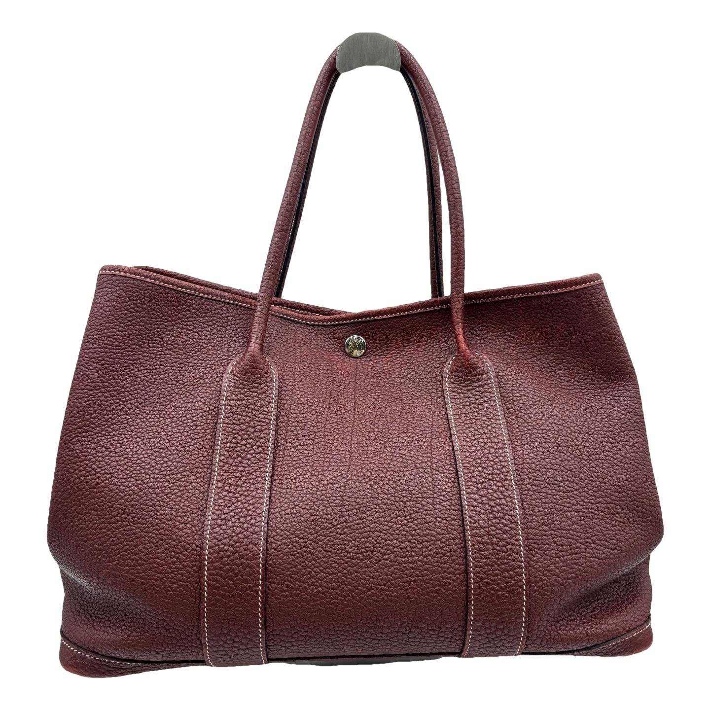 Garden Party leather handbag