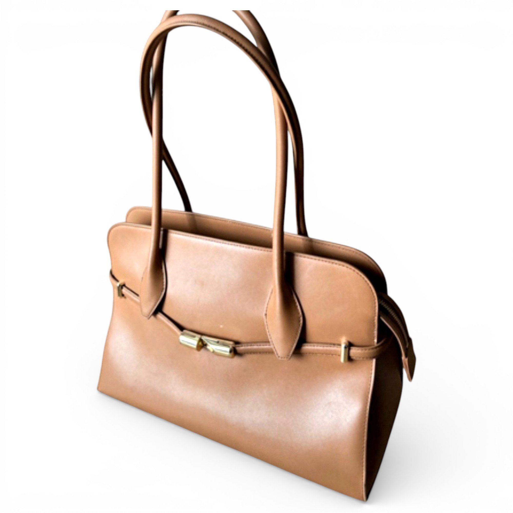 Leather tote