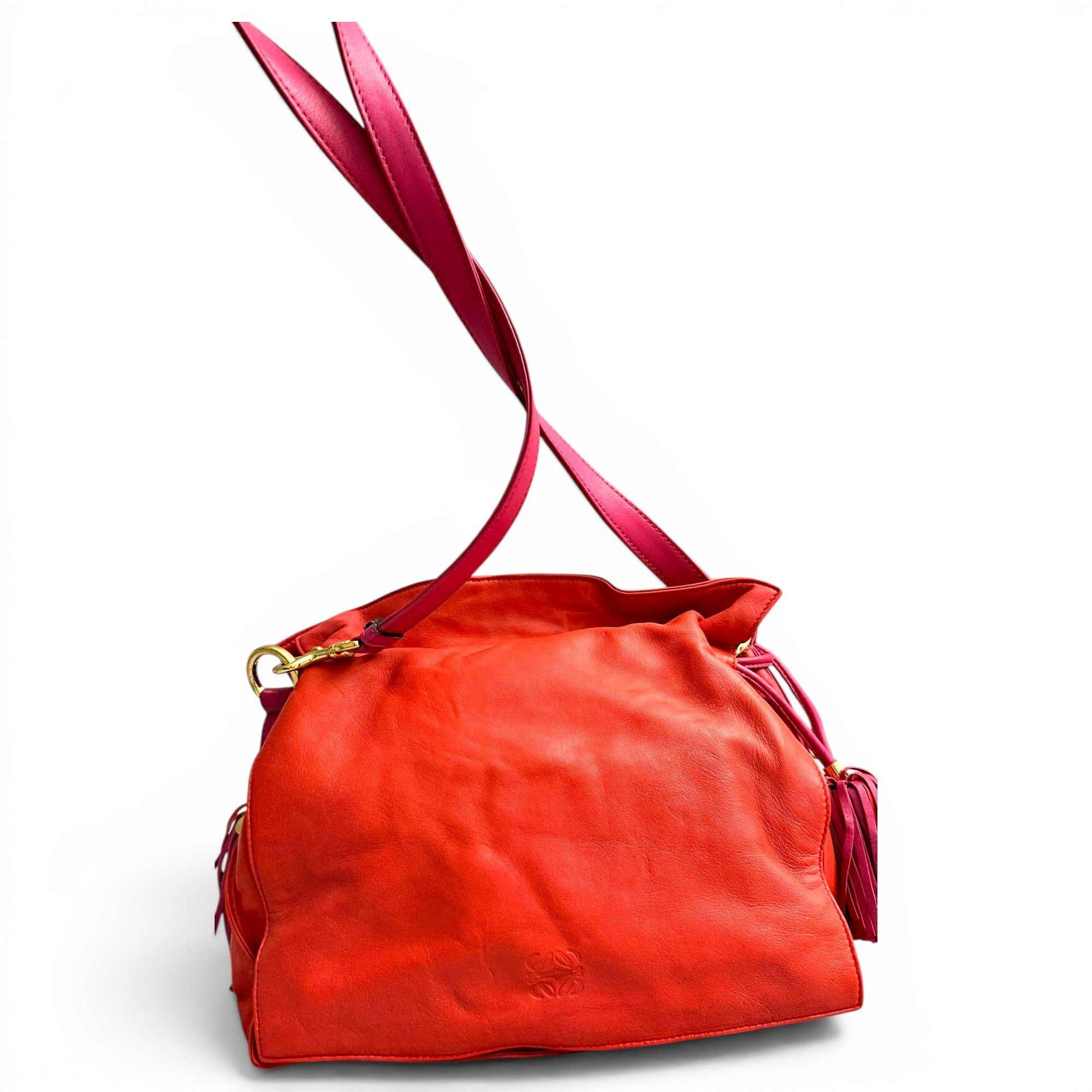 Flamenco leather crossbody bag