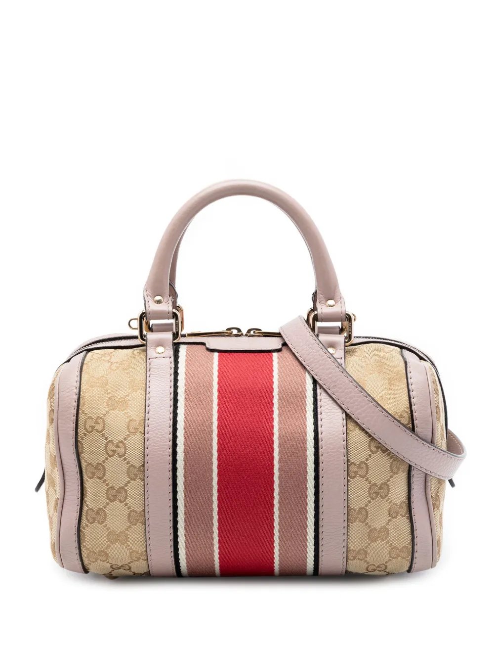 2016-2026 Small GG Canvas Web Joy Boston Bag satchel