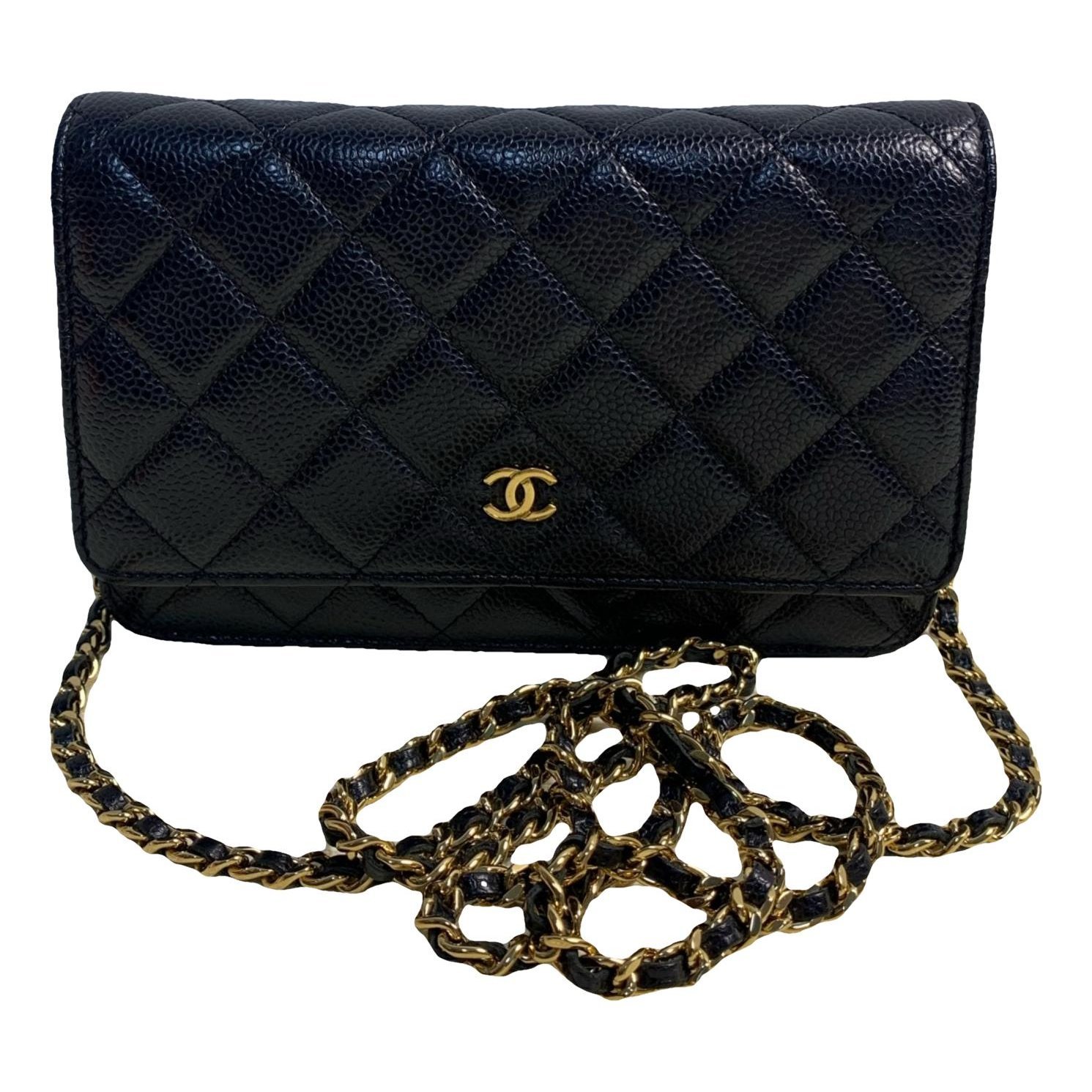 Wallet On Chain Timeless/Classique leather crossbody bag