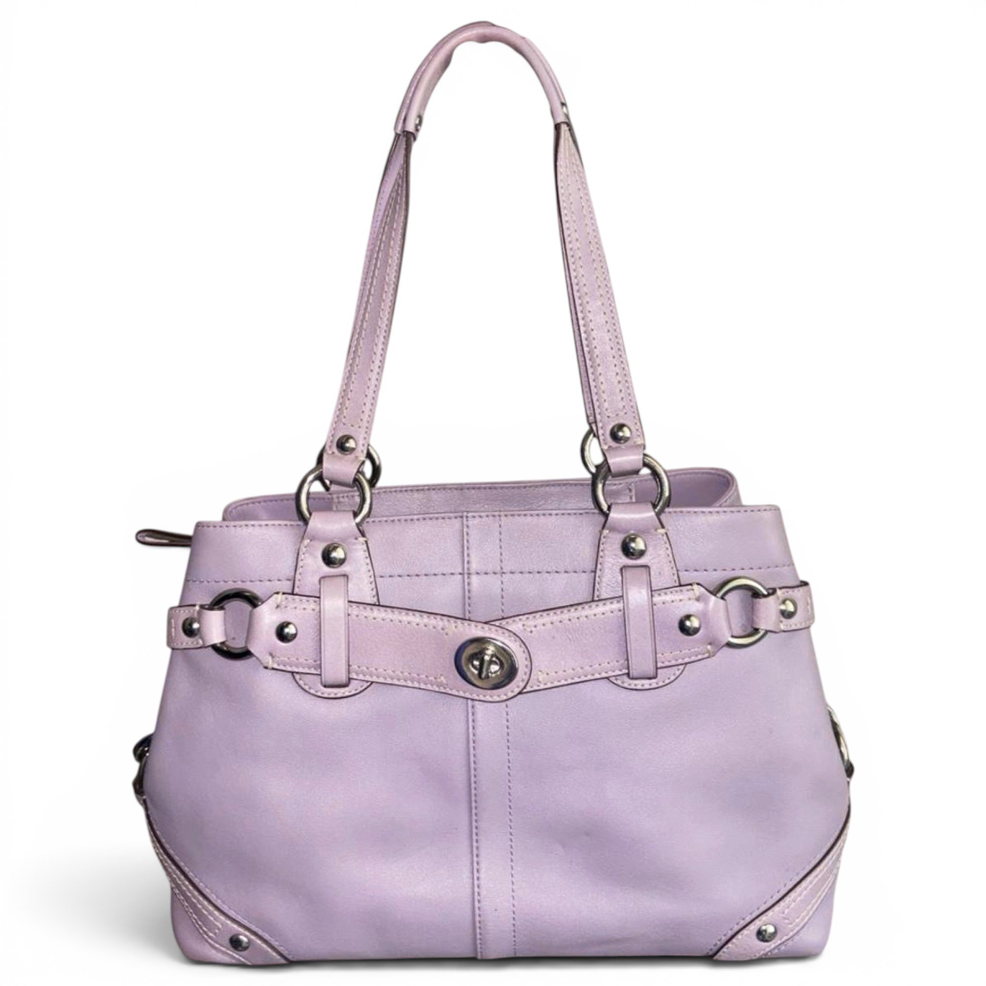 Carly leather satchel