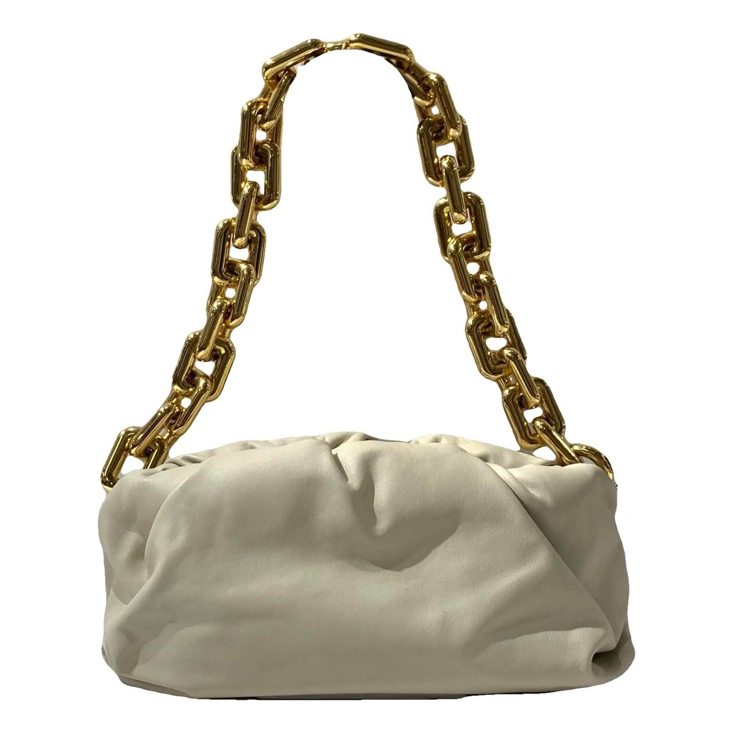 Chain Pouch leather handbag