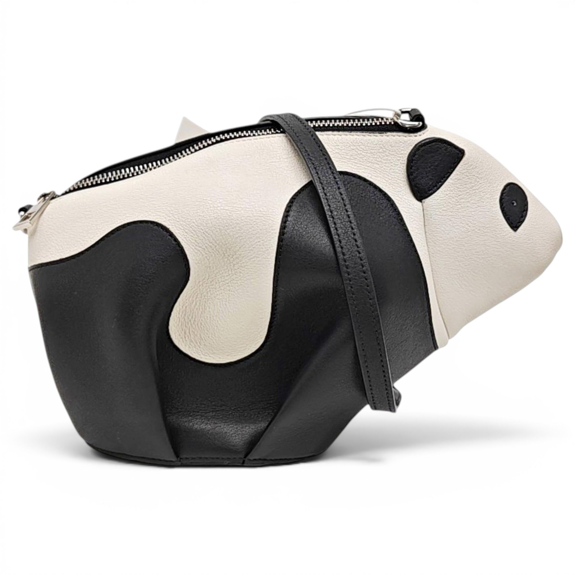 Animals leather crossbody bag
