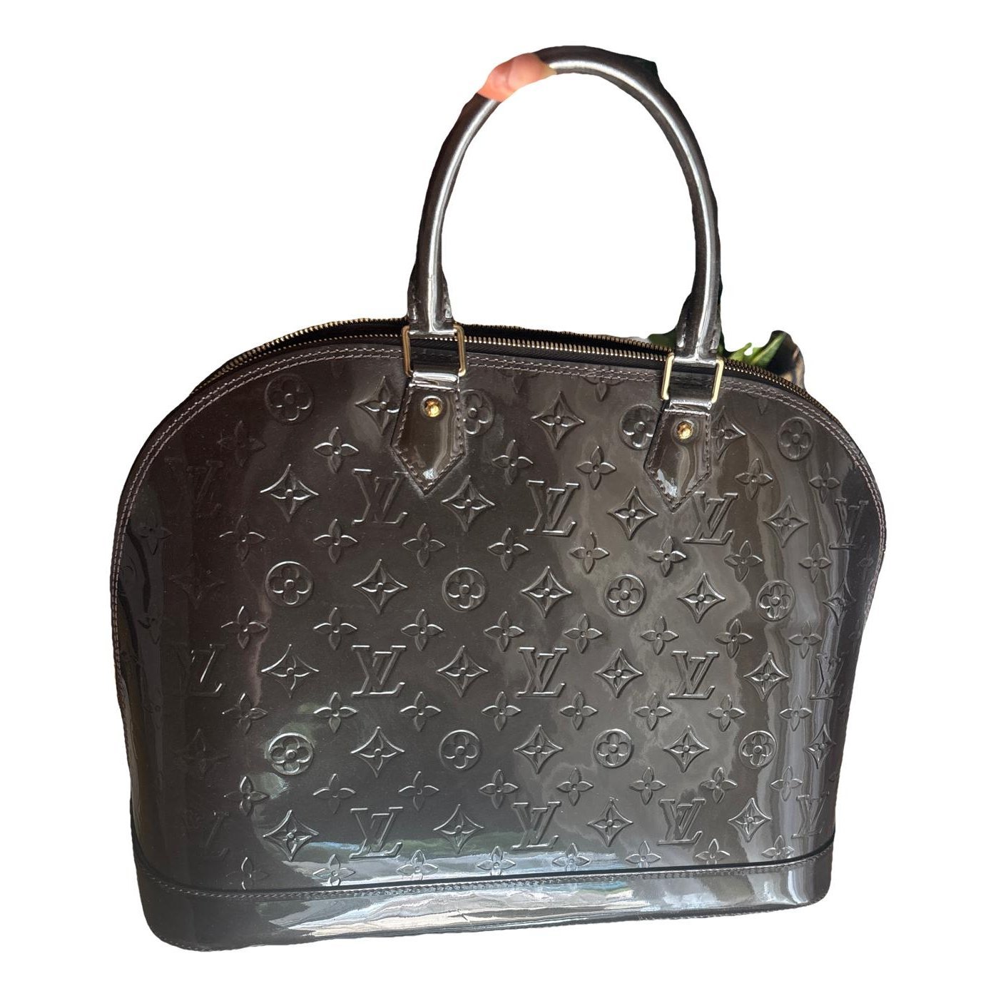 Alma patent leather handbag