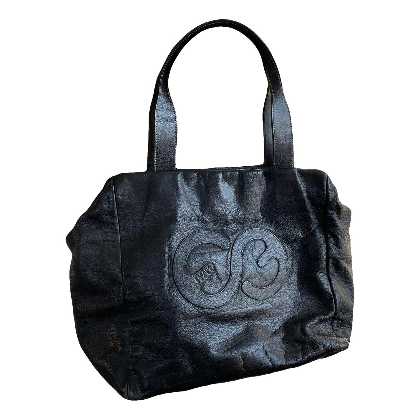 Leather tote