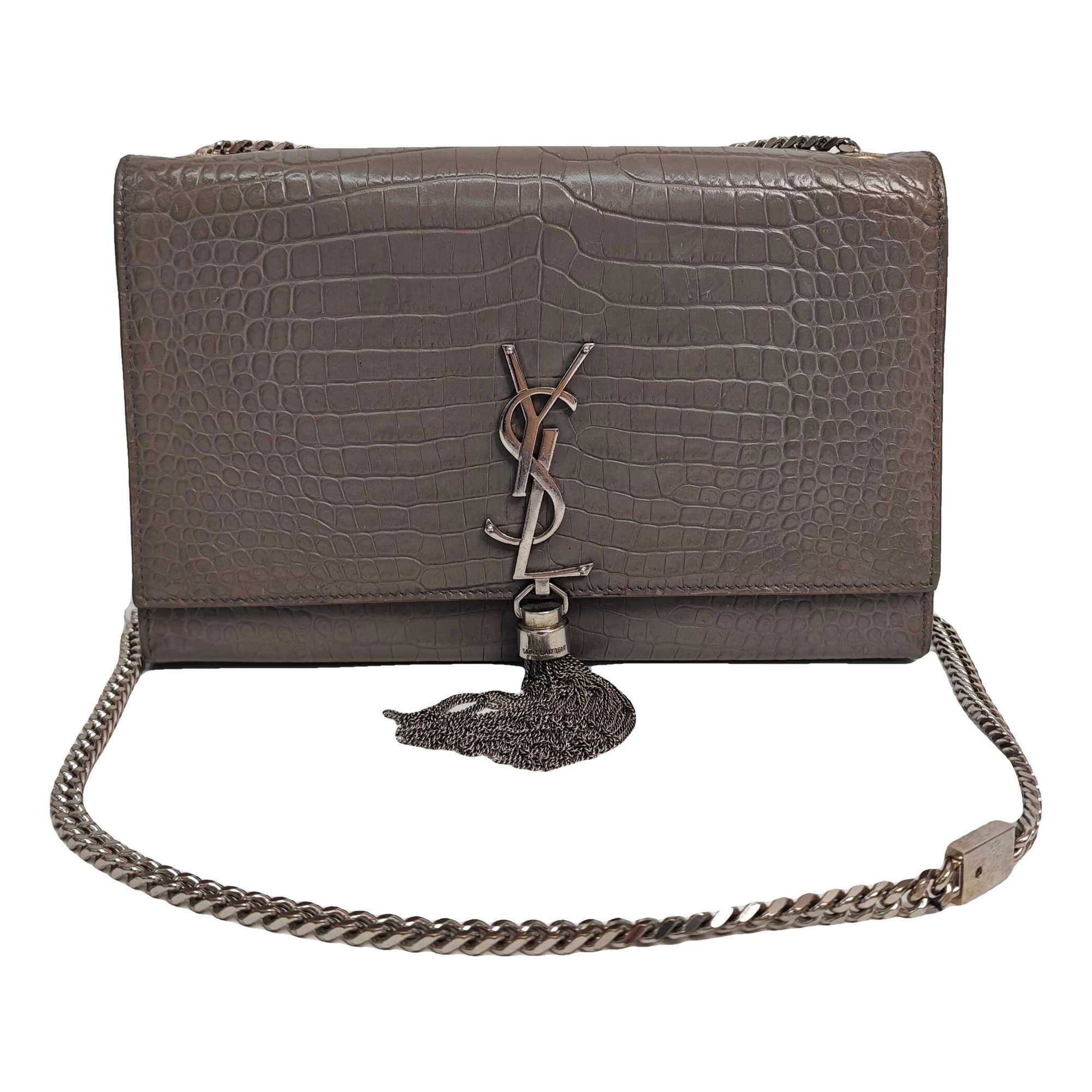 Pompom Kate leather handbag