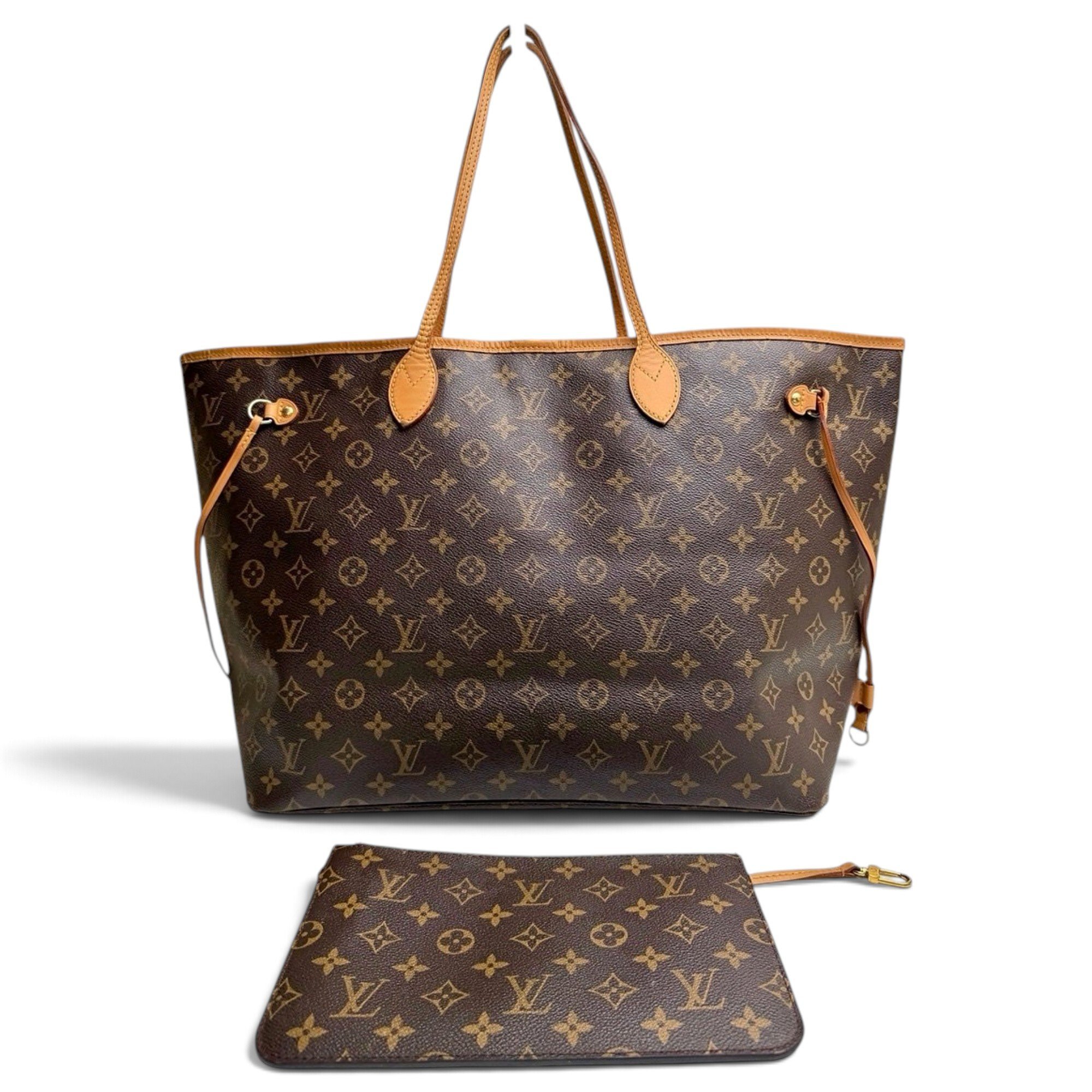 Neverfull leather tote