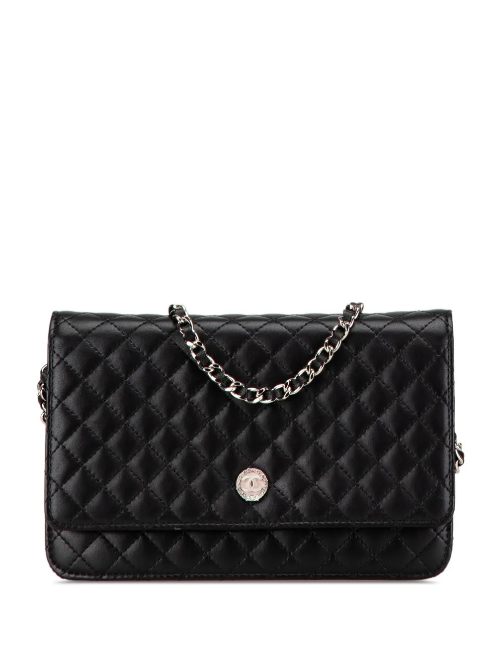 2008-2009 Microquilted Lambskin Wallet On Chain crossbody bag