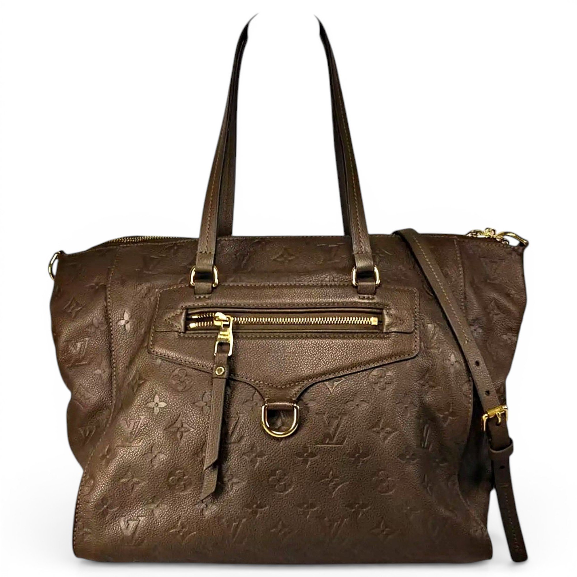 Lumineuse leather crossbody bag