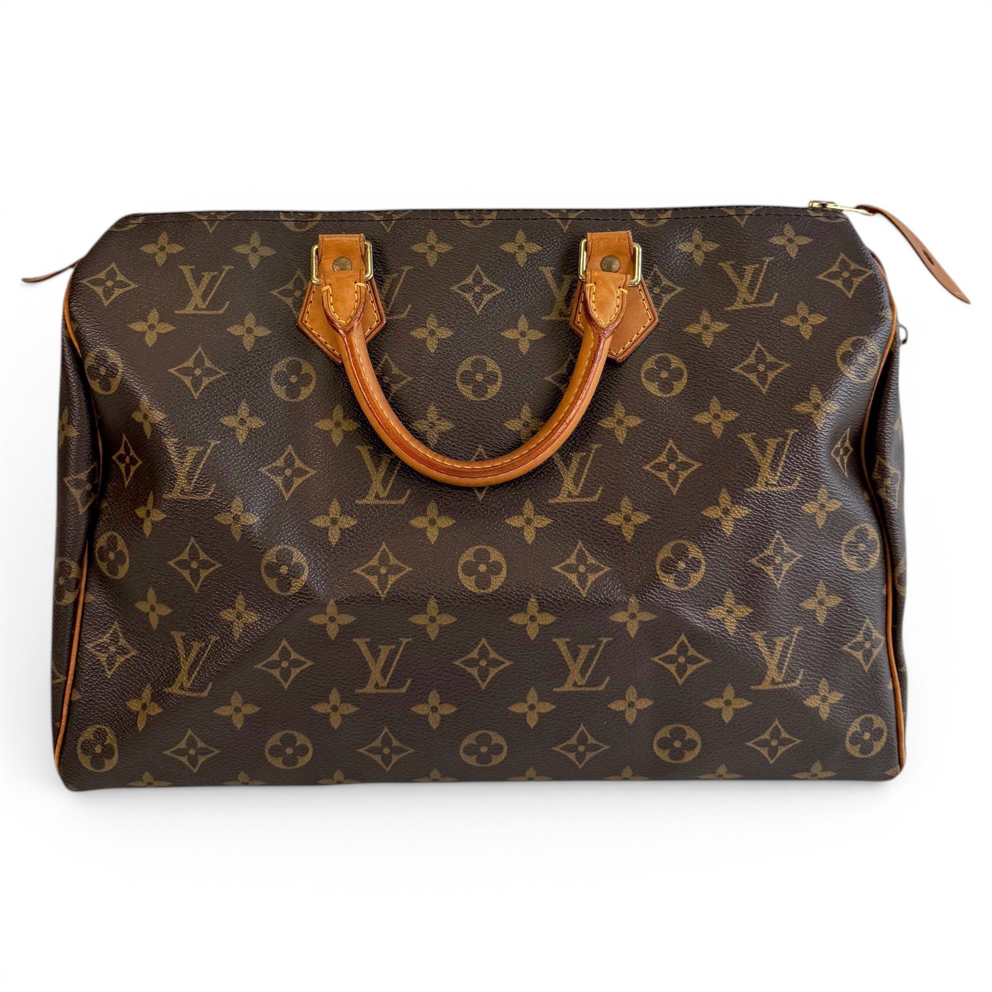 Speedy leather handbag