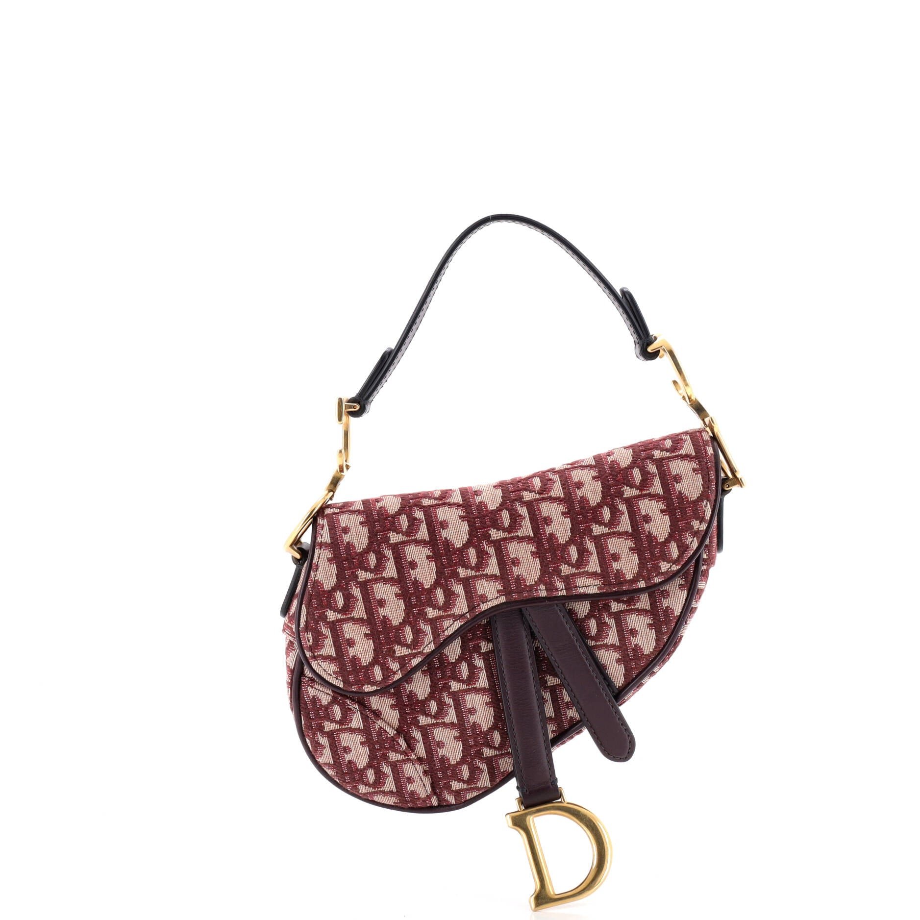 Dior Saddle Handbag Oblique Canvas Mini