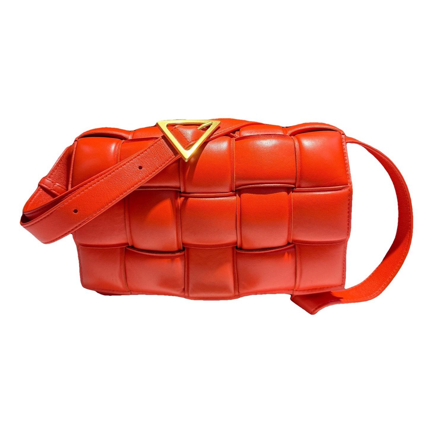 Cassette Padded leather handbag