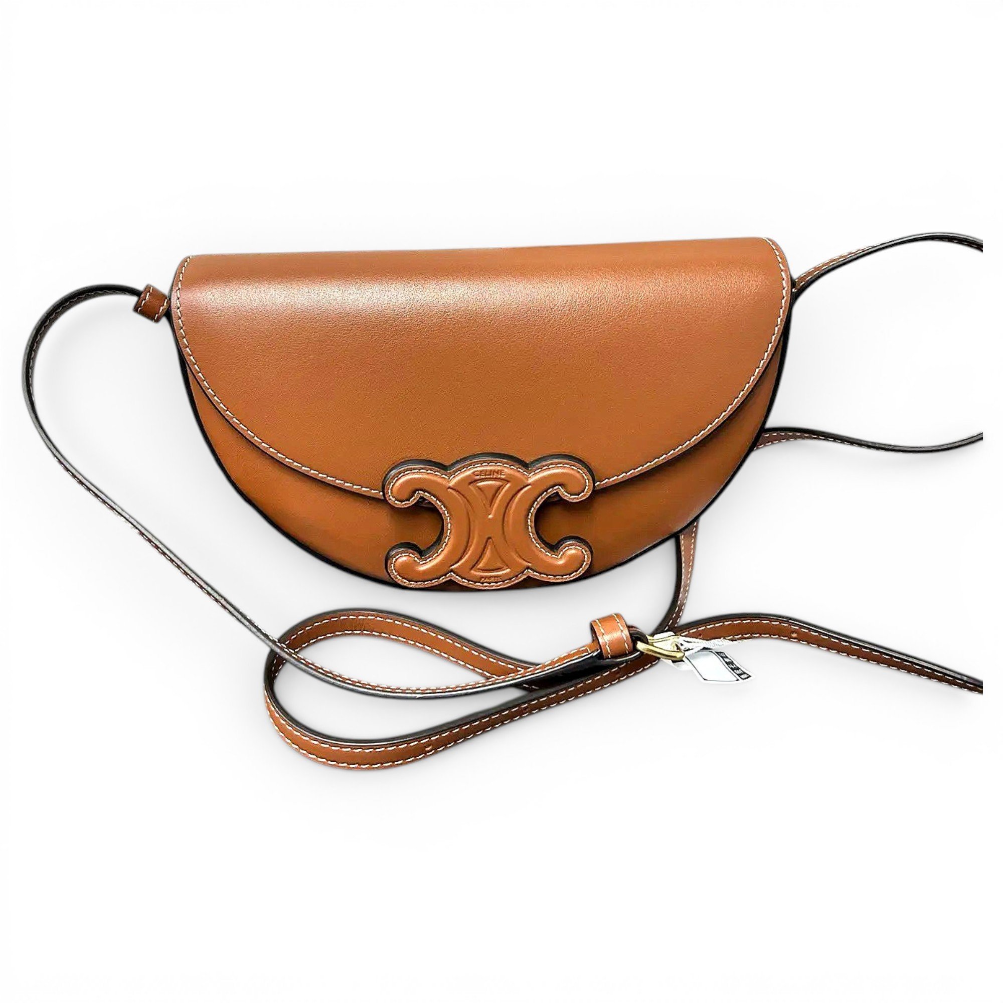 Leather crossbody bag