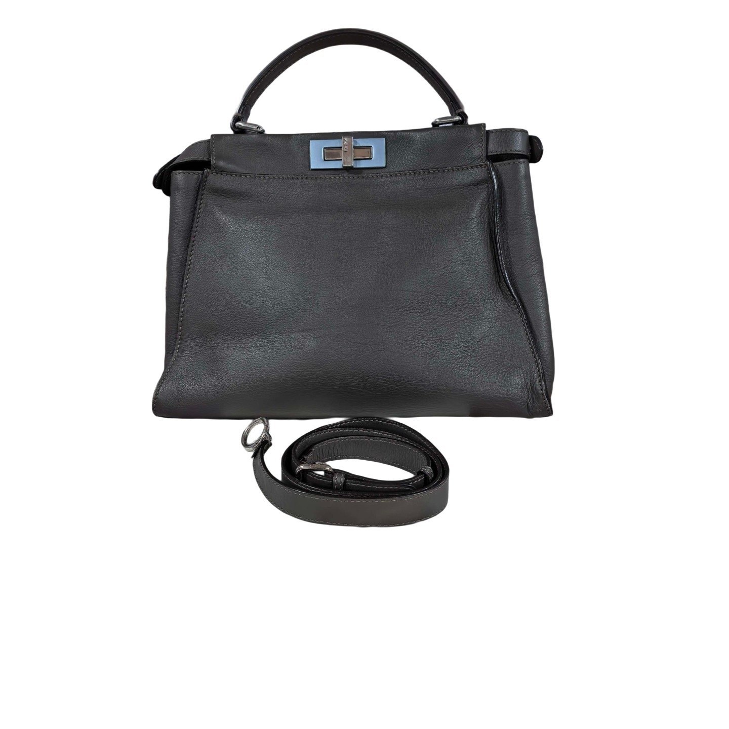 Peekaboo leather handbag