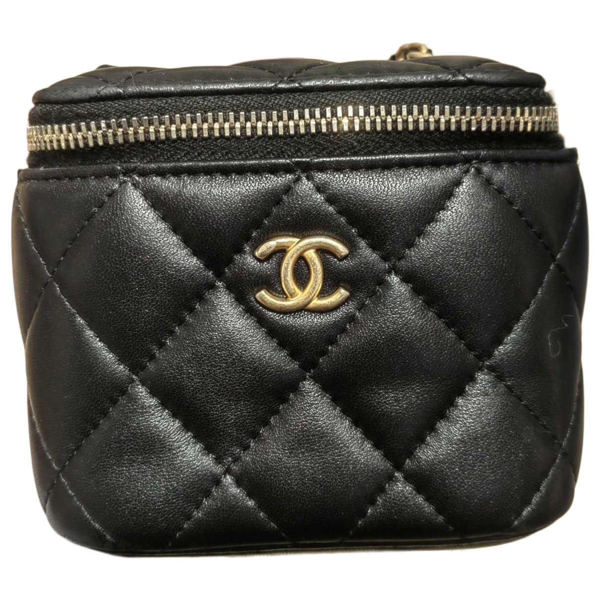 Trendy CC Vanity leather handbag