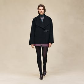 Manteau col châle