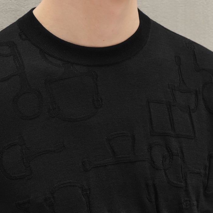 Noir "Meli-mors Integral" Crewneck Sweater