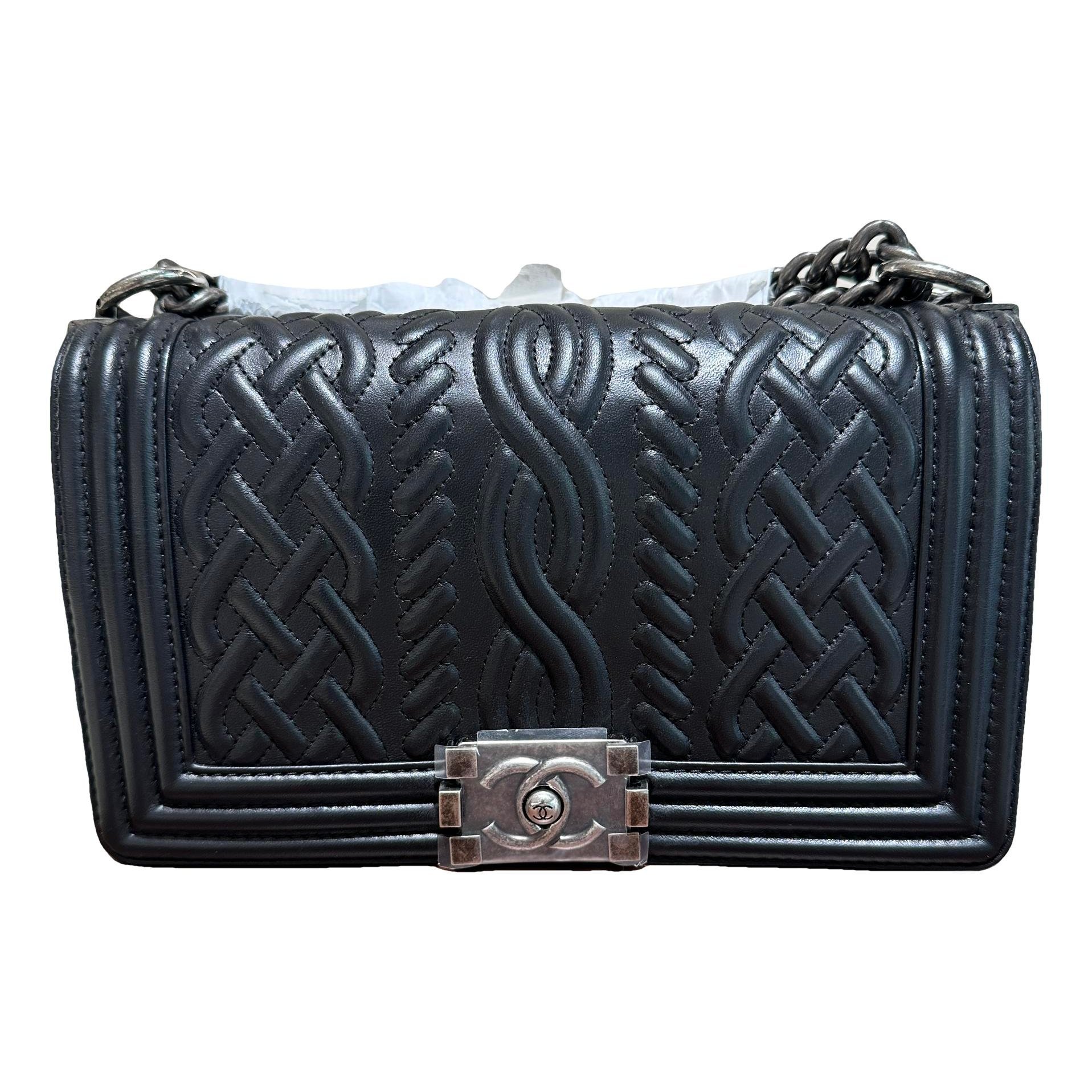 Boy leather crossbody bag