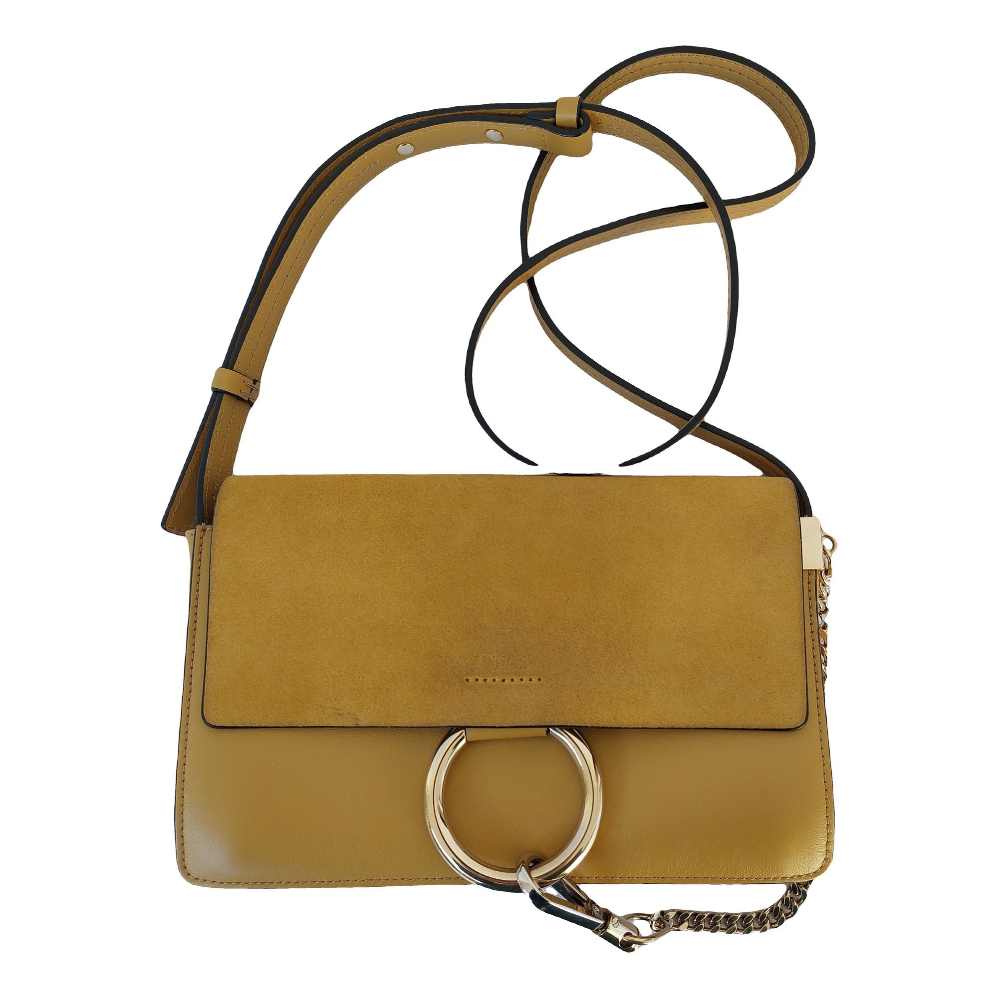 Faye leather handbag