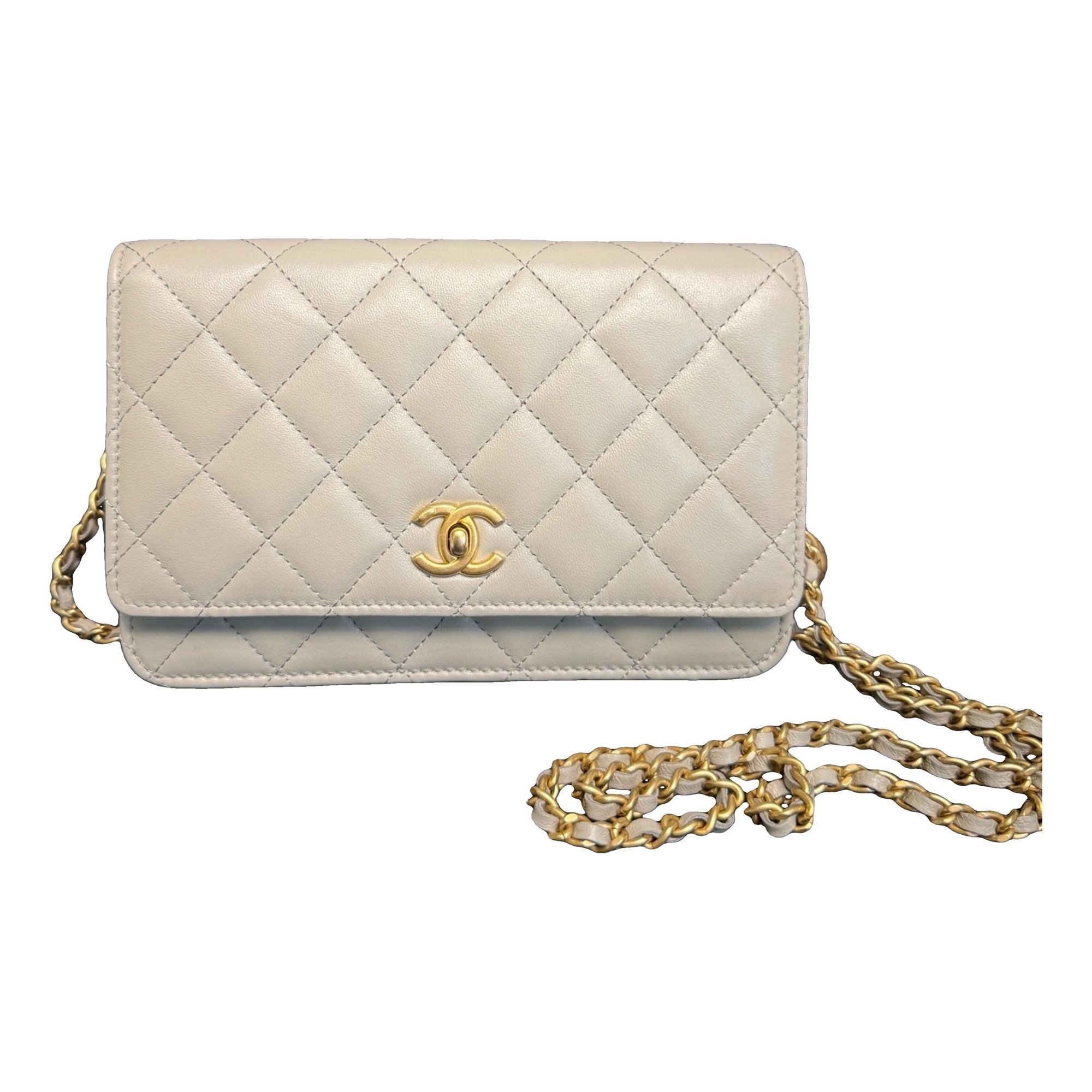 Wallet On Chain Timeless/Classique leather crossbody bag