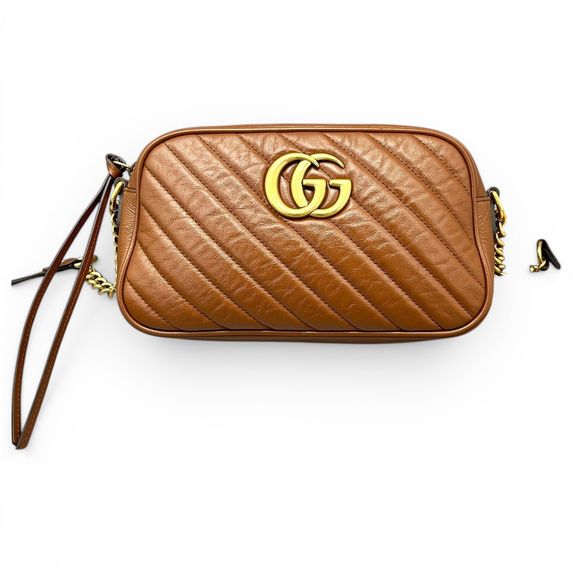 GG Marmont Triple zip leather handbag