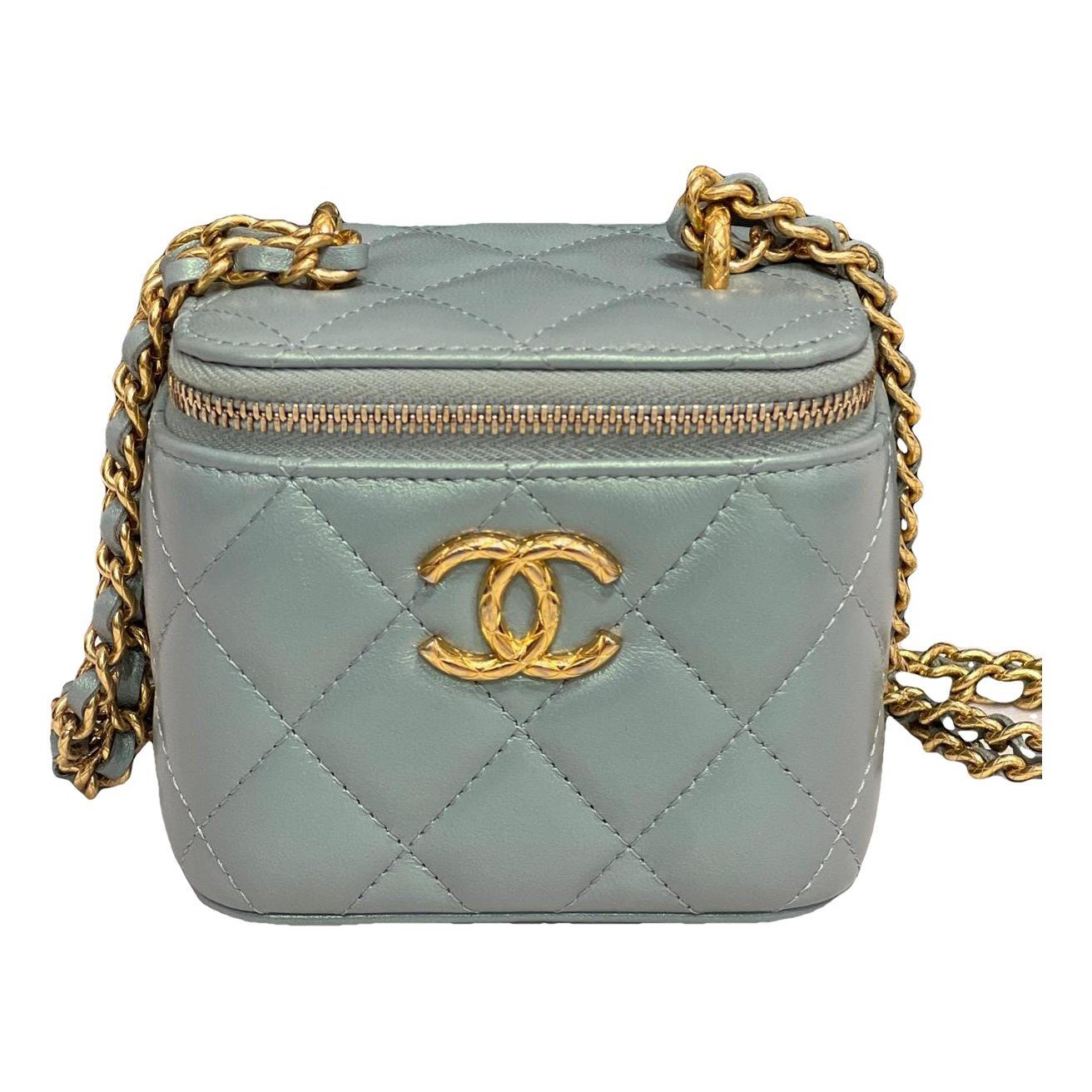 Trendy CC Vanity leather handbag