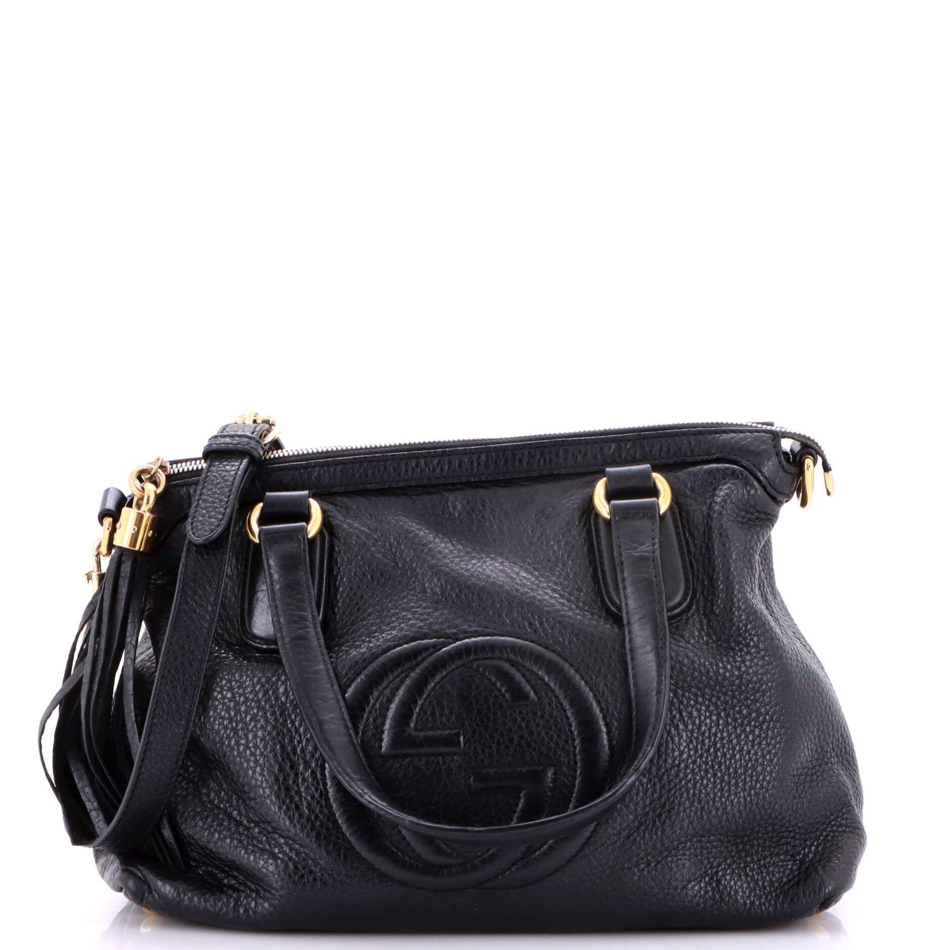 Soho Convertible Soft Top Handle Bag Leather