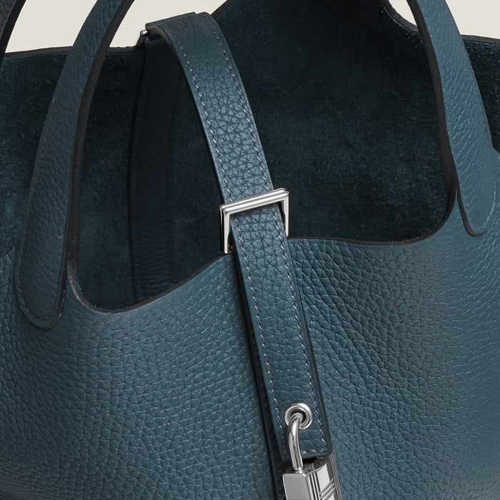 Bleu De Prusse Bolso Picotin Lock 18