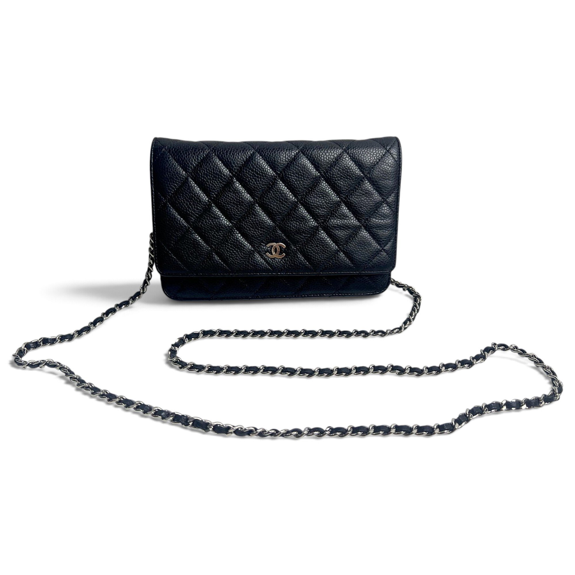 Wallet On Chain Timeless/Classique leather crossbody bag