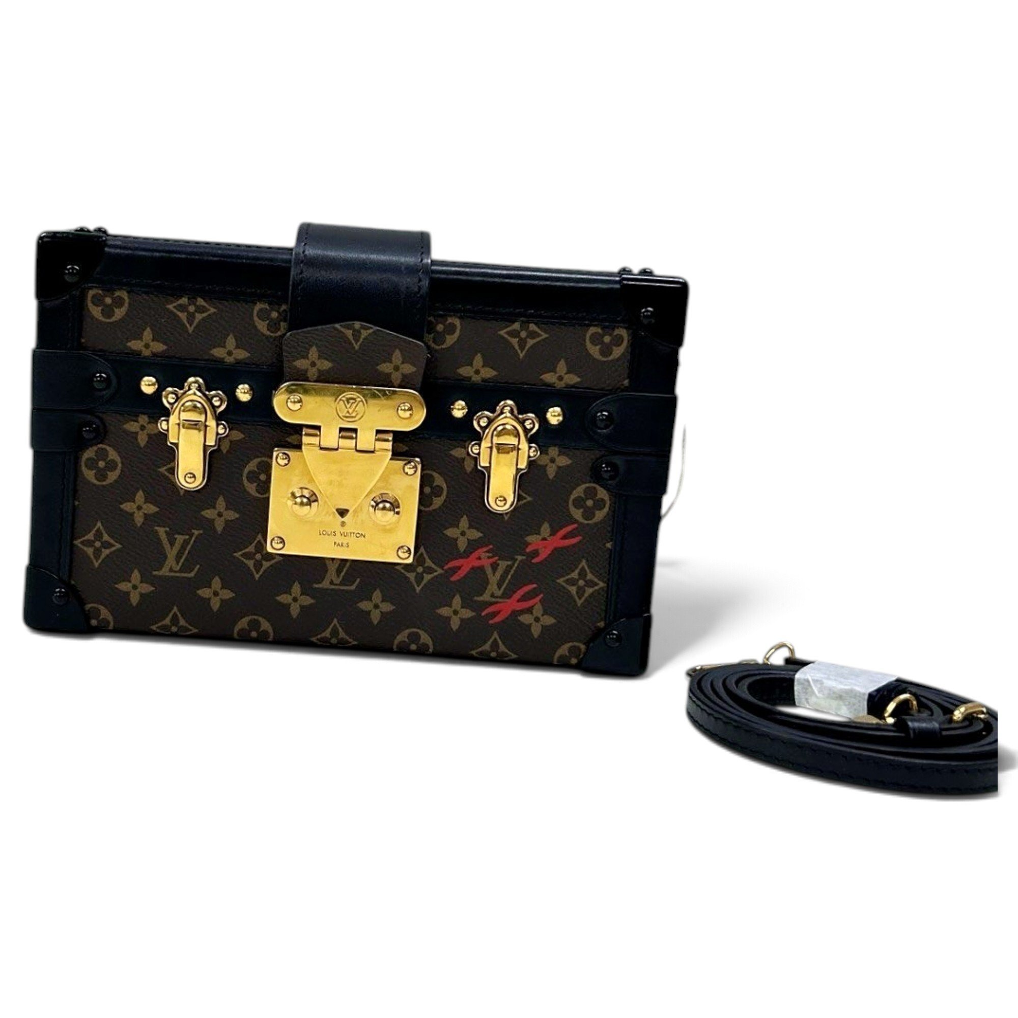 Louis Vuitton Petite Malle leather handbag