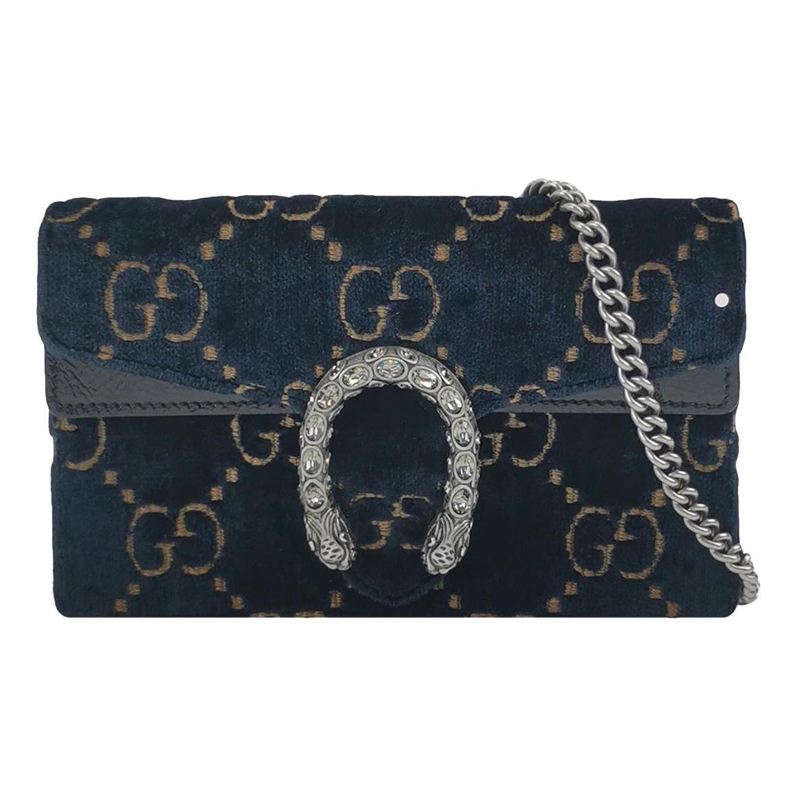 Dionysus Super Mini velvet crossbody bag