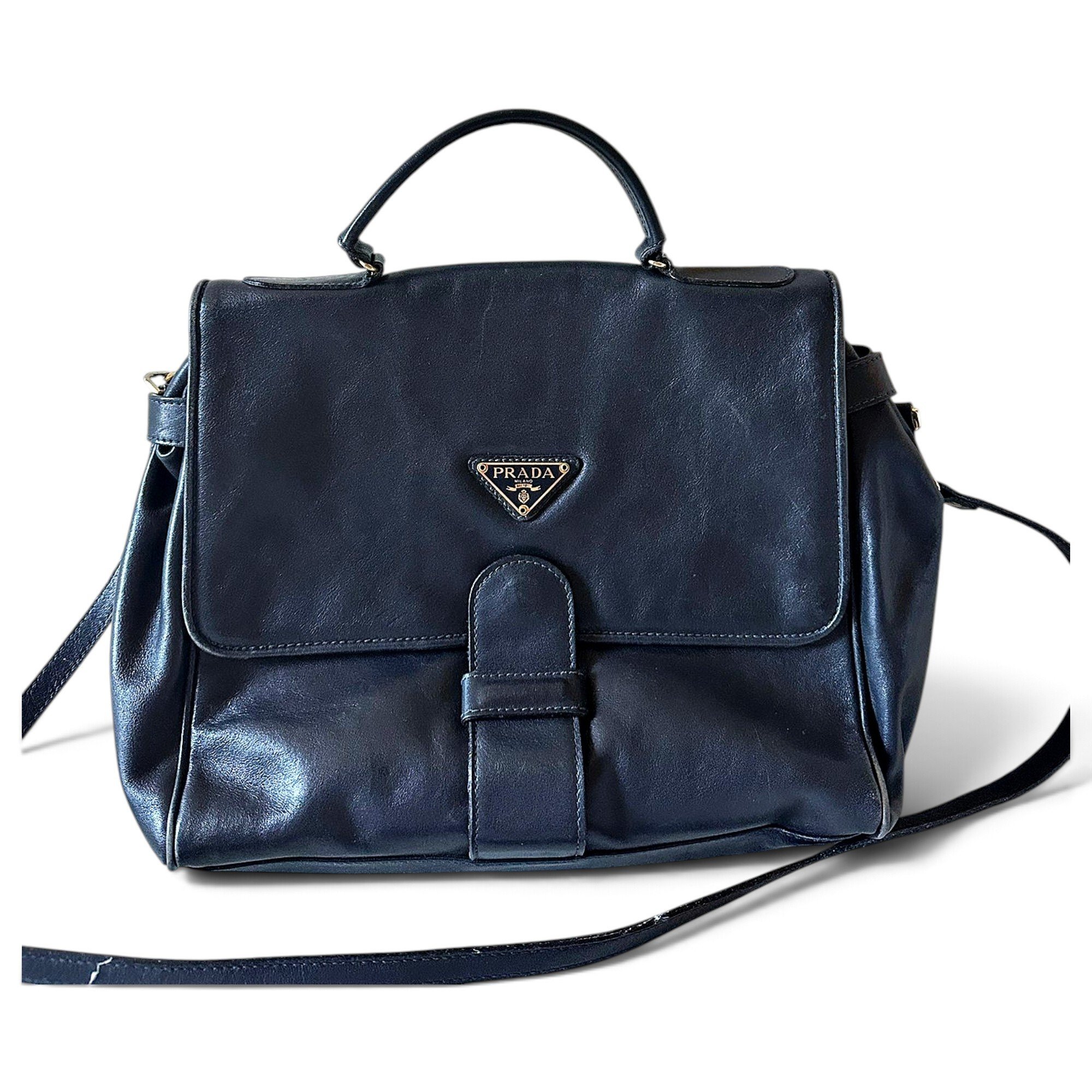 Leather handbag