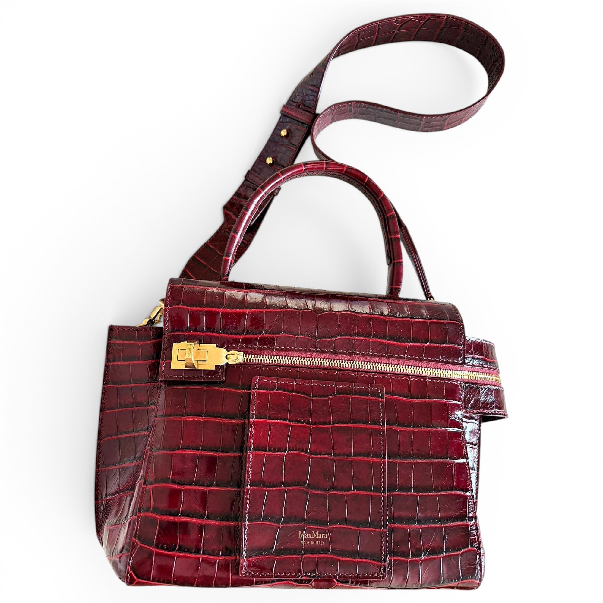 Leather handbag