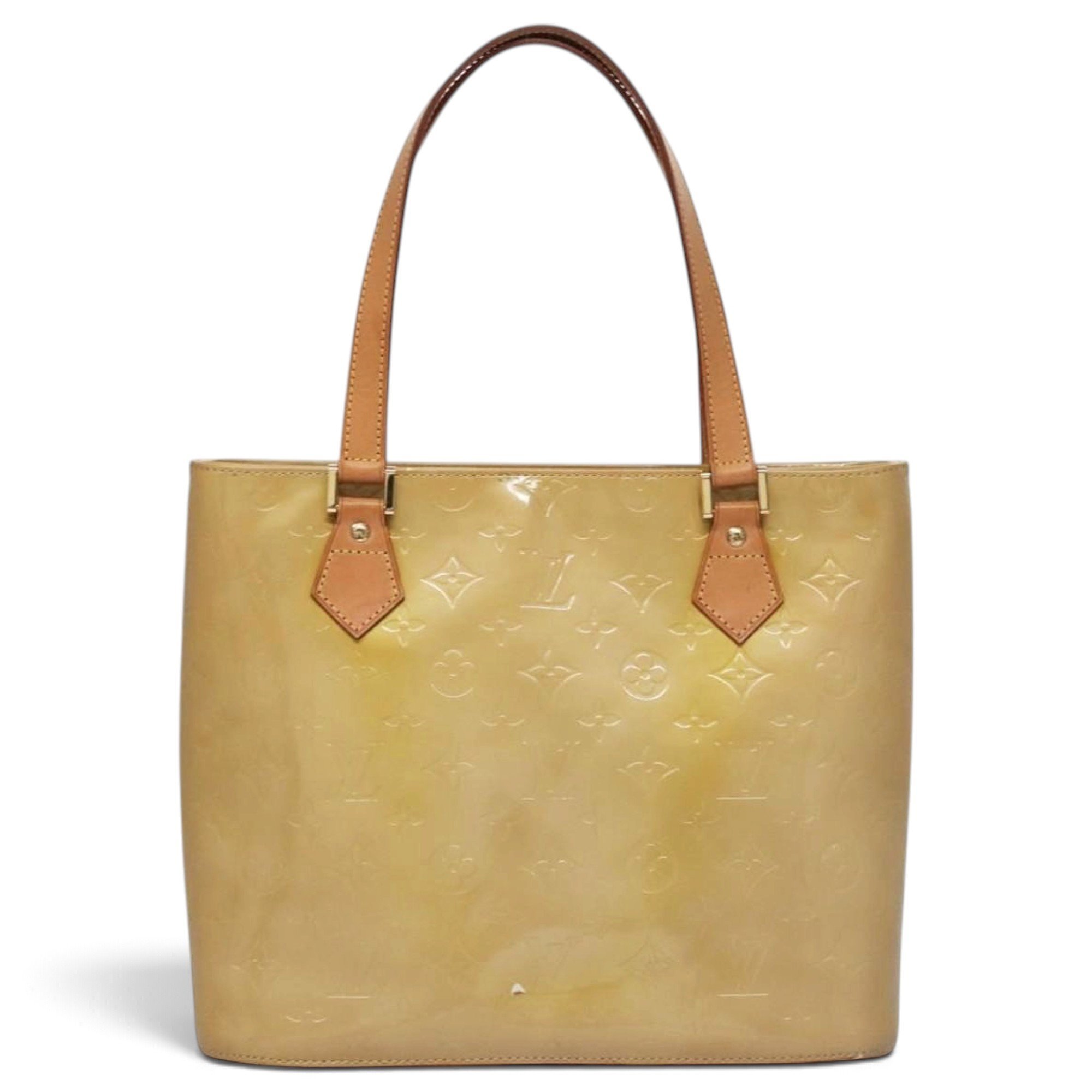 Houston patent leather handbag