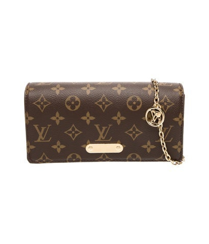 Louis Vuitton Vuitton Lv Monogram Wallet On Chain Lily