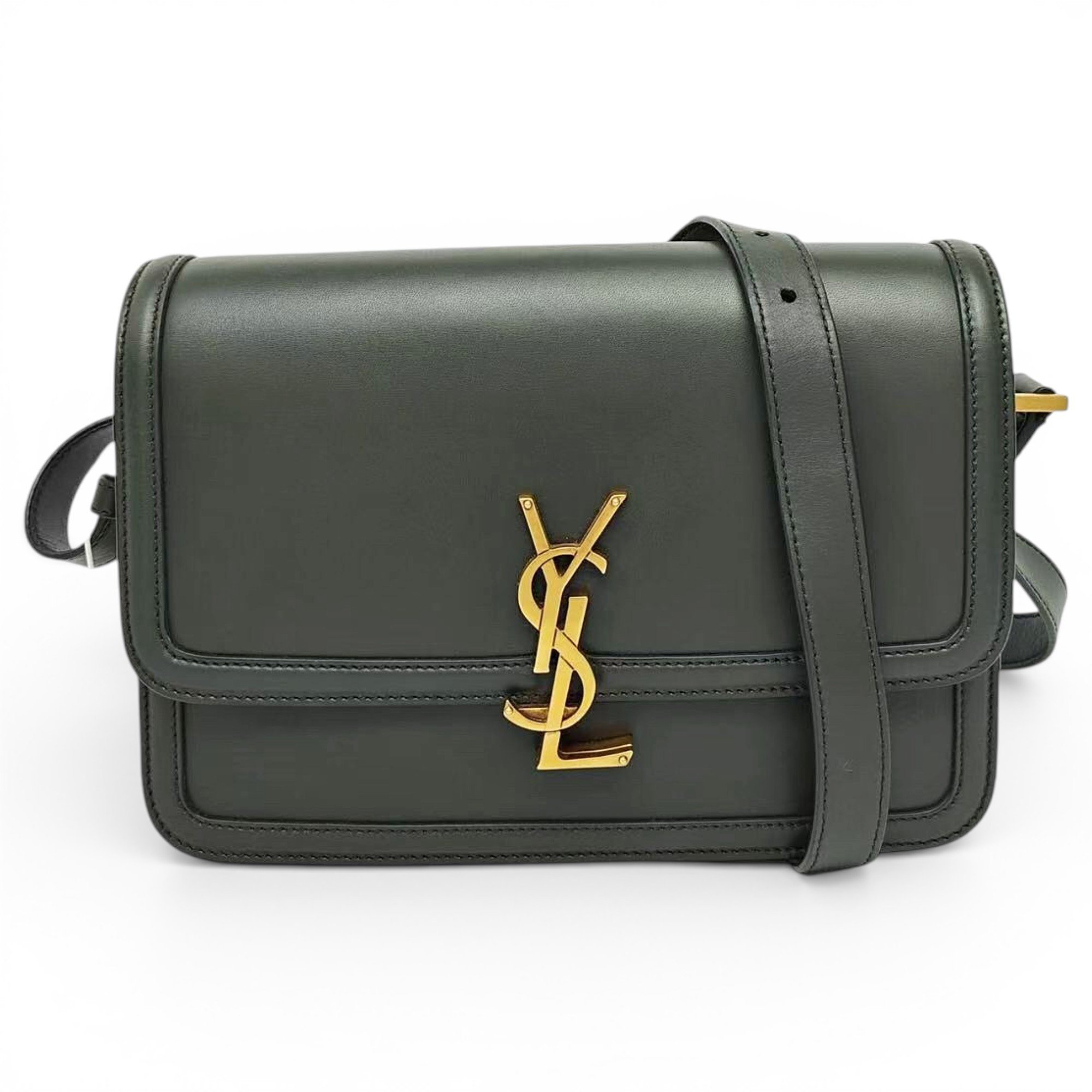 Solférino leather handbag