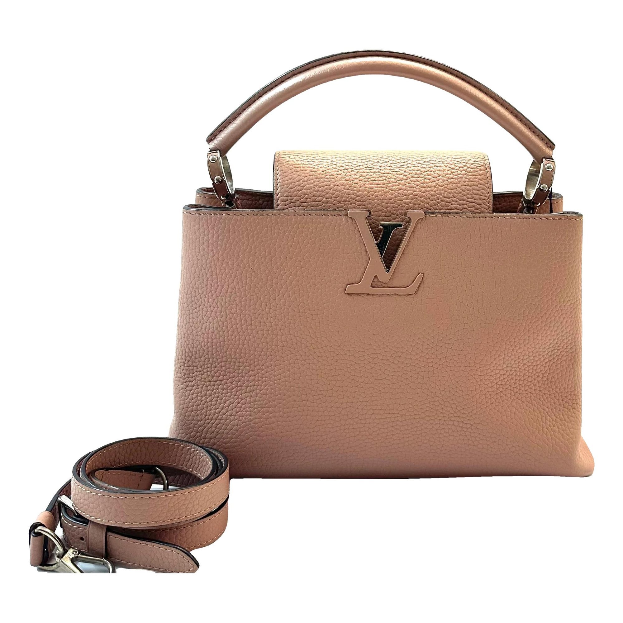Capucines leather handbag