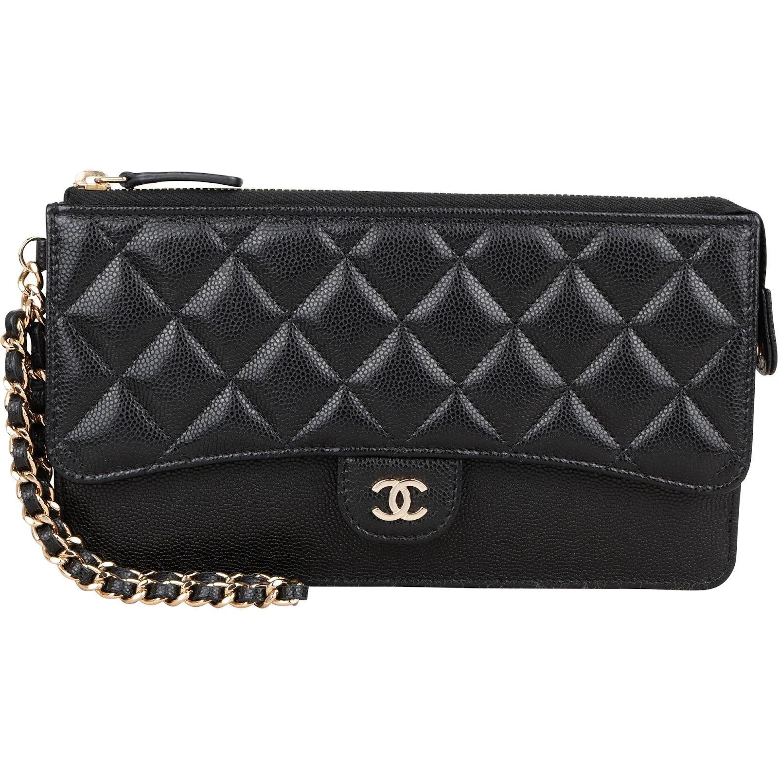 Timeless/Classique leather clutch bag