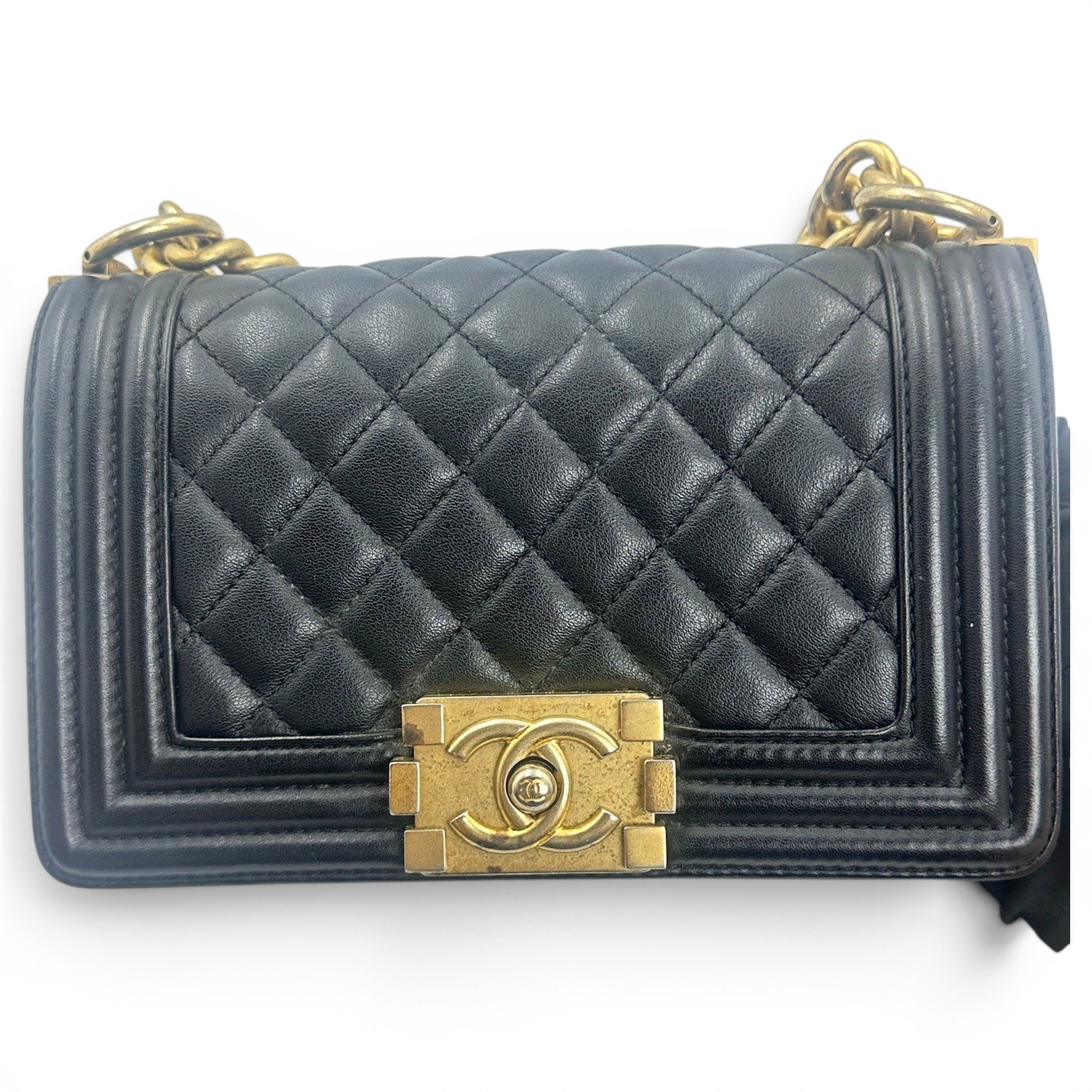 Boy leather crossbody bag