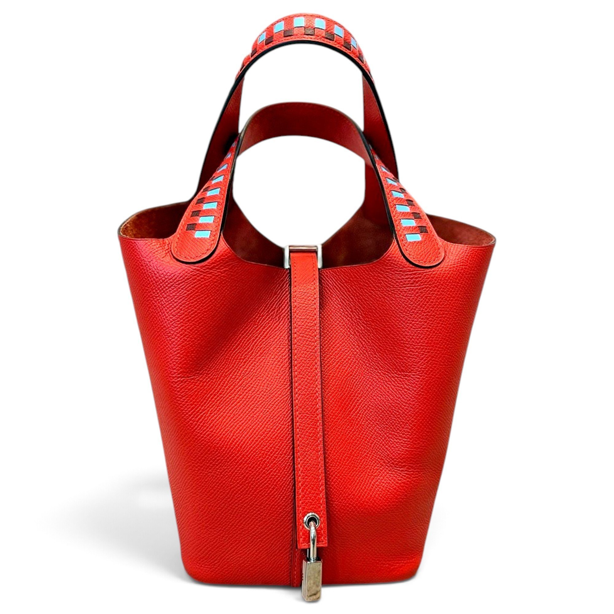 Hermes Picotin 18 Handbag Capucine Epsom Leather