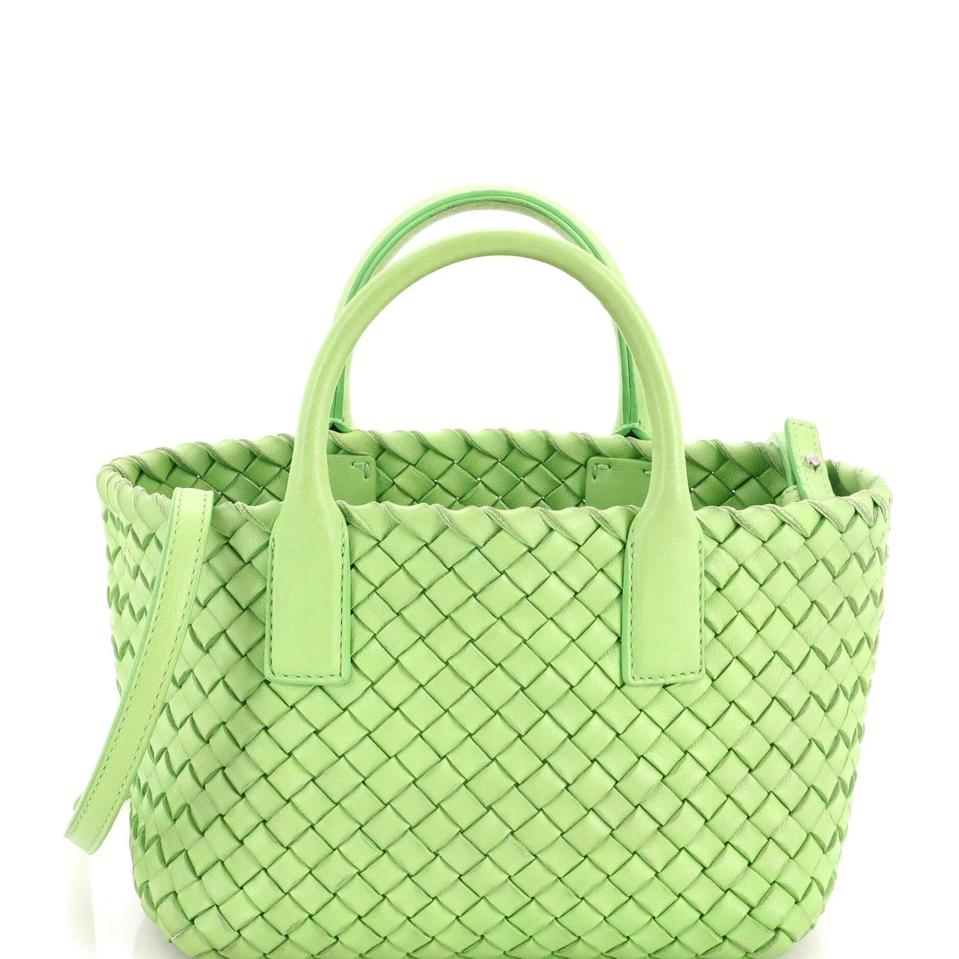 Leather tote