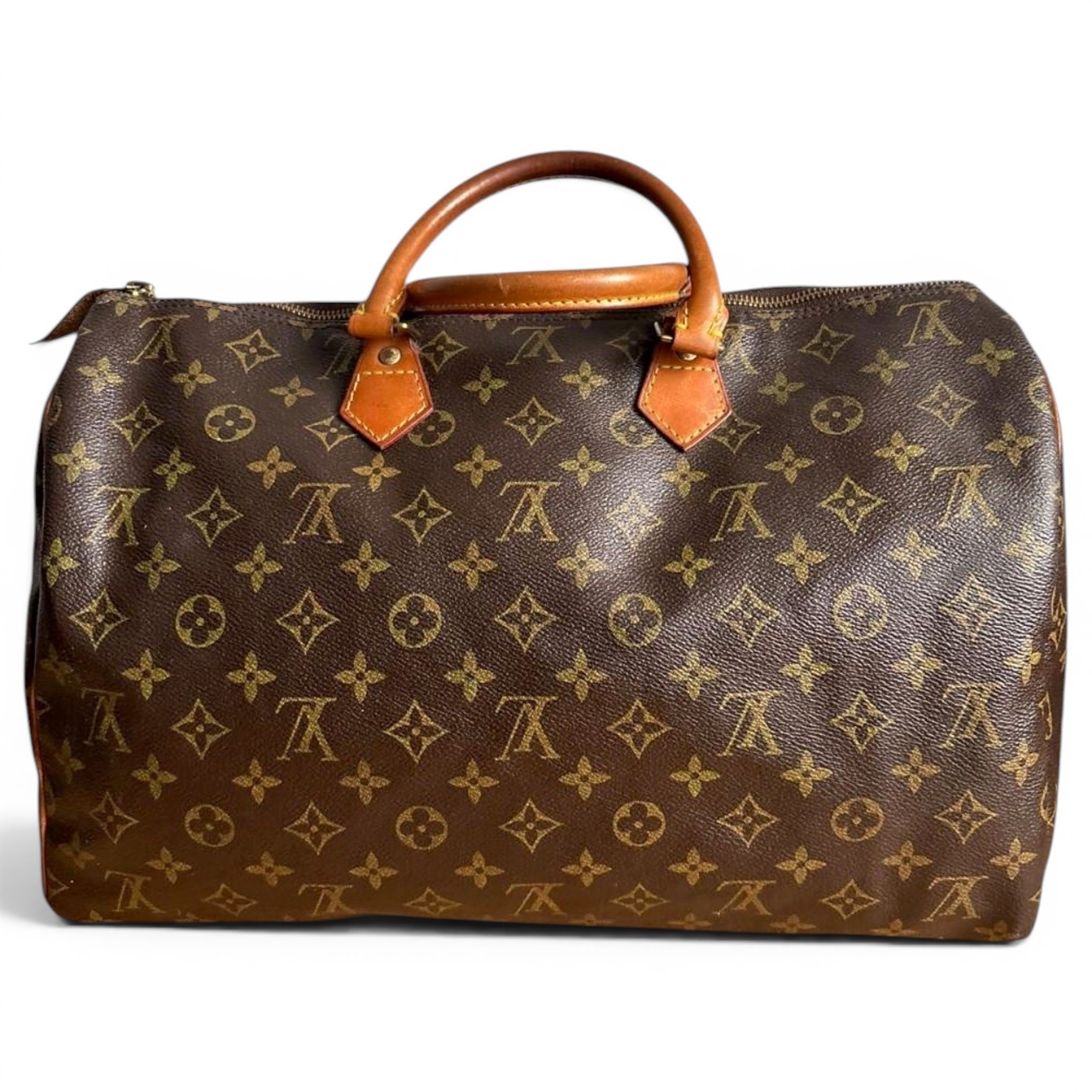Speedy leather handbag
