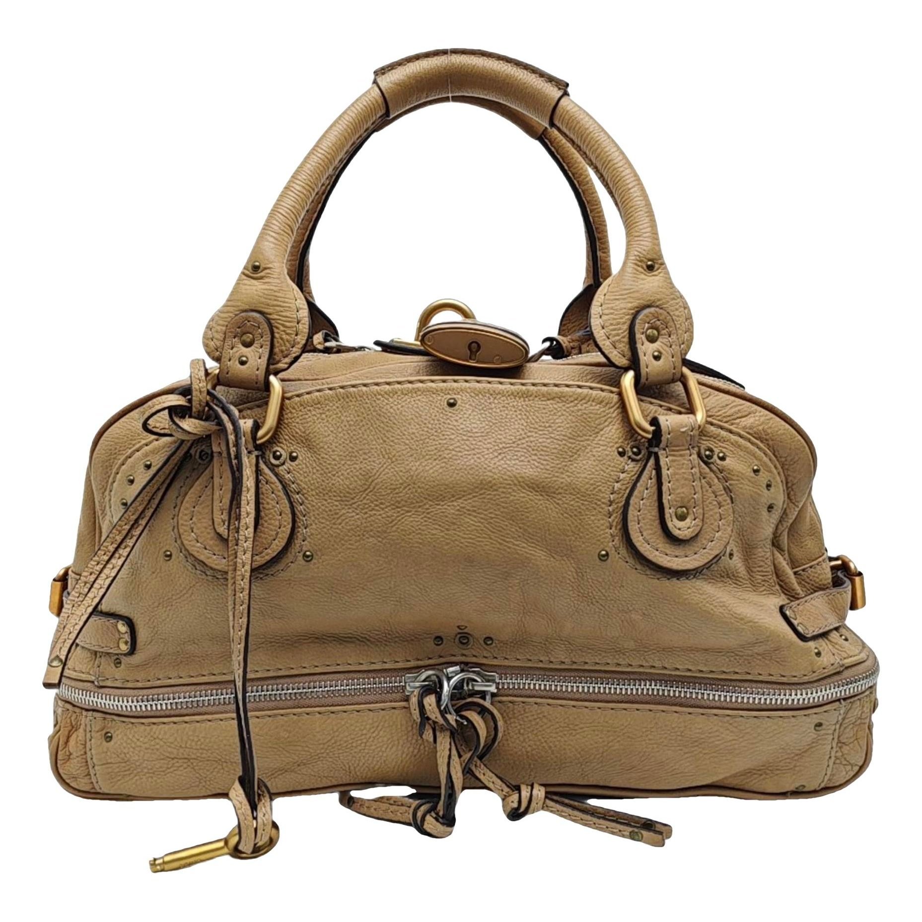 Paddington, Zip leather handbag