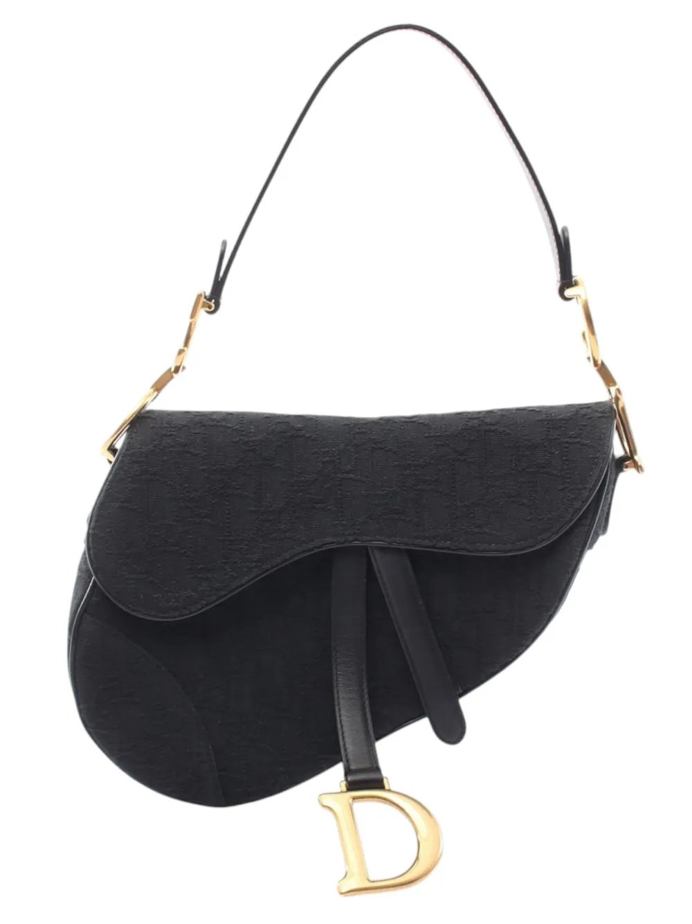 Dior 2000-2019 Oblique Canvas Saddle Bag shoulder bag